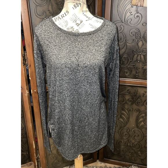 Athleta XS Soft‎ Dark Gray Long Sleeve Shirt Women's - Picture 1 of 6